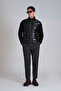 Glenn Goose Feather Men's Coat Black - 2