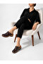 Bio.1179 Full Orthopedic Leather Inside and Outside Closed Front Women's Slippers