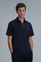 Robert Smart Men's Polo T-Shirt Navy Blue - 3