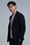 Peler Sports Men's Blazer Jacket Slim Fit Navy Blue - 5