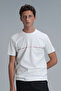 Carlos Modern Graphic T-Shirt Off White - 5