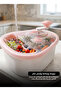 Manual Fruit & Vegetable Washing Machine with Drain Basket | Hands-Free Rotating Cleaner & Colander for Kitchen Use - 4