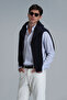 Varda Men's Basic Shirt Comfort Slim Fit Blue - 5