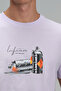 Andy Modern Graphic T-Shirt Lilac - 3