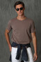 Junya Men's Basic T-Shirt Earth - 4