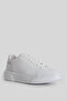 Tommy Men's Leather Sneaker Shoes White - 2