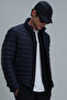 Andy Goose Feather Men's Coat Navy Blue - 5