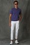 Laon Sports Polo Neck Men's T-Shirt Purple - 5