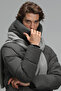 Victor Goose Feather Men's Coat Khaki - 4