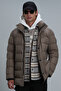 Rıld Goose Feather Men's Coat Earth - 5