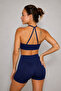 Women's Seamless Halter Neck Sports Bustier - 4