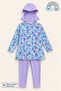 Girl's Hijab Swimsuit 3-Piece Set (Top + Leggings + Cap) 12569