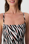 Macey Strapless Balen Zebra Patterned Swimsuit - 3