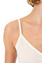 Ecru Collagen Thin Strap Tank Top - 3