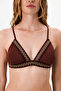 Brown Gracie Triangle Fit Bikini Top - 3