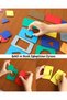 Montessori Wooden Bultak Dr Seguin Geometric Plates Color Shape Matching 40 Pieces Plate 6X10 cm - 6