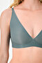 Traceless Gray Zerogram Decolette Padded Bra - 5