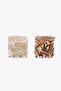 Brown Isabella 2-Piece Buckle Set