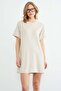 Basic Çimalı Mini Length Modal Dress