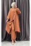 Linen Look Half Button Suit - 3