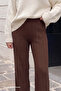 Corded Bitter Brown Knitwear Trousers - 3