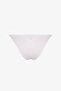 White Kea Side Mid-Waist Bikini Bottom - 6