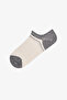 Ribbed Stripes 3-Pack Sneaker Socks - 4