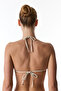 Ecru Deja Glitter Bandeau Bikini Top - 2