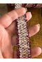 EN 2 CM KNITTED Tasseled RIBBON SEWING CLOTHING ACCESSORY (1 METER) BURGUNDY - 3