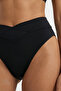 Black V Slip Bikini Bottom - 3
