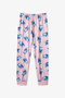 Girl's Pink Stitch Fam Short Sleeve Pajama Set - 3