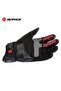 Motorcycle Gloves Leather And Cordura Reflective Waterproof Special Inner Membrane Resistance Motor Gloves - 2