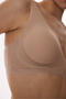 Beige Zerogram Decolette Bra - 4