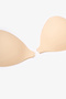 Beige Thin Non-Padded Silicone Bra - 3