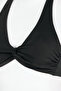 Black New Triangle Twist Bikini Top - 6