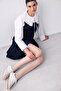 White Fishnet Pantyhose - 2