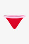 Red Marbella Super Low Rise Bikini Bottom - 6