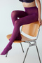 Micro 40 Purple Pantyhose - 2