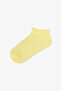 Girl's Basic Colorful 4-Piece Booties Socks - 3