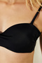 Basic Strapless Black Bikini Top - 4