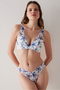 Dreamy Push Up Supported Broidery White Bra