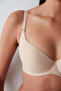 Sensation Beige Seamless Push Up Supported Bra - 3