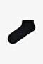 Black Men's Super 3-Piece Booties Socks - 2