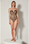 بدلة سباحة بوكيني كورسيه منقوشة بنقشة الفهد - مجموعة Özgür Masur - 2