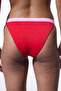 Red Marbella Super Low Rise Bikini Bottom - 2
