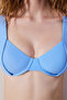 New Underwire Blue Bikini Top - 4