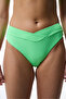Green V Cut Slip Bikini Bottom