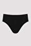 Basic Tape Black 3-Piece Slip Panties - 3