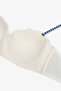 Lotus Lace Off-White Strapless Bra - 6