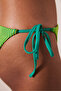 Fresno Textured Green Bikini Bottom - 2
